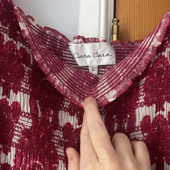 Cara Cara Jazzy Dress in Red Paisley - Picture 4 of 5